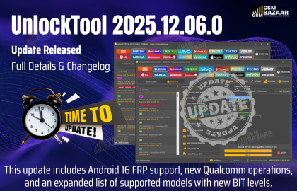UnlockTool 2025.12.06.0 Update Released – Android 16 FRP, New Qualcomm Support & Full Changelog