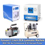 Forward 13 Inch OCA Laminator Machine With 3OL Air Compressor & 2L Vacuum Pump
