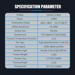 Forward BF01 Blue Fire Precise Temperature Control Hot Air Gun