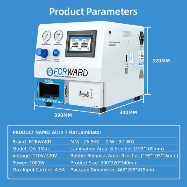 Forward QA-1Max All In 1 Flat Oca Laminating Machine