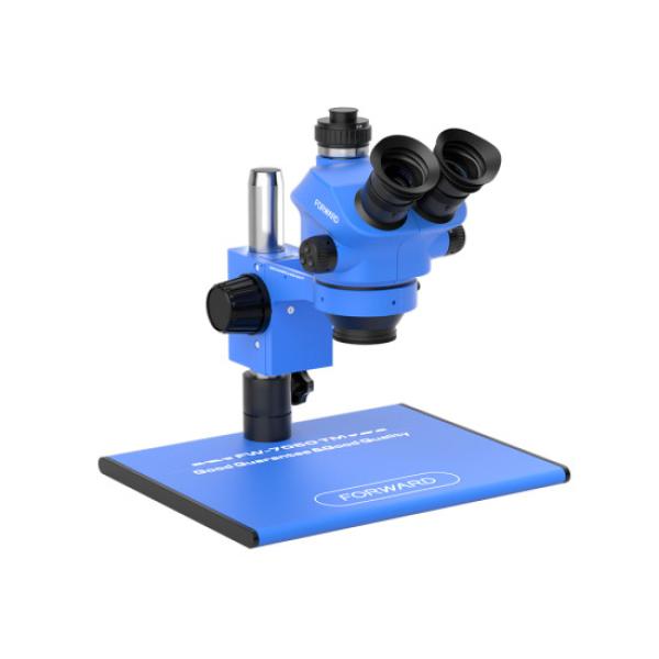 Forward FW-7050-TM Trinocular Stereo Microscope 7X-50X Zoom with CTV Camera & LED Light | Gsm Bazaar