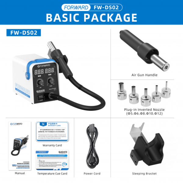 Forward FW-DS01 & FW-DS02 SMD Rework Desoldering Station