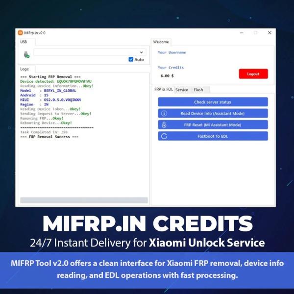 MIFRP.IN FRP Bypass Credits