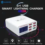 Sunshine SS-304Q 6 Port Intelligent USB Fast Charger