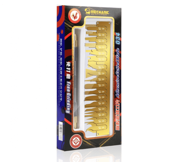 Mechanic 034 Glue Steel Blades Set For CPU IC Chip Gule Remover