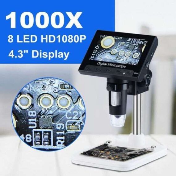 4.3" LCD HD 720P DM4 1000X Zoom Digital Microscope - Image 2