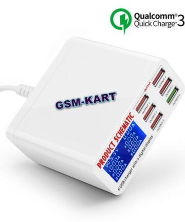 Sunshine SS-304Q 6 Port USB Smart Lightning Charger