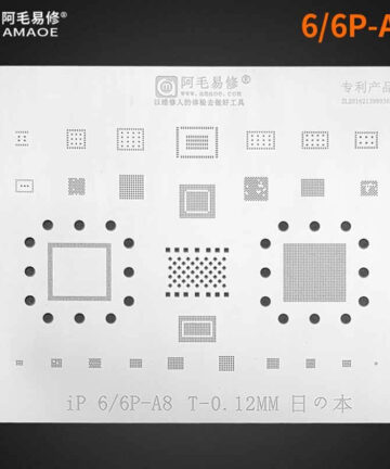 AMAOE iP 6/6P-A8 BGA Reballing Stencil