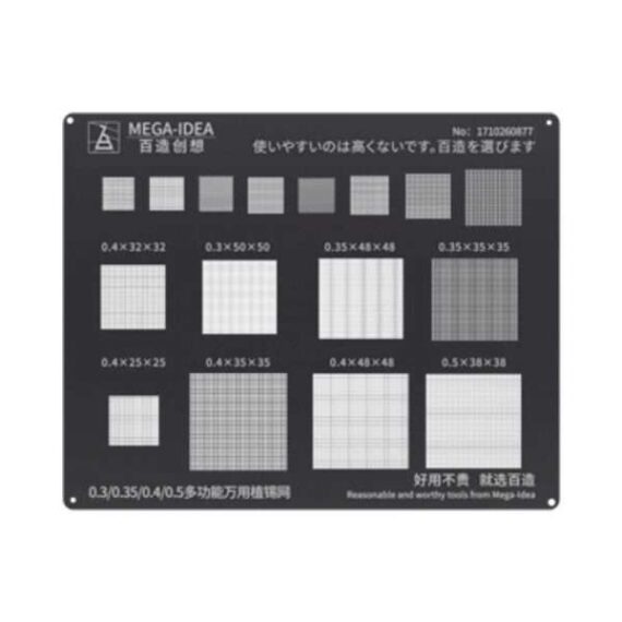 MEGA-IDEA Black Universal Stencil