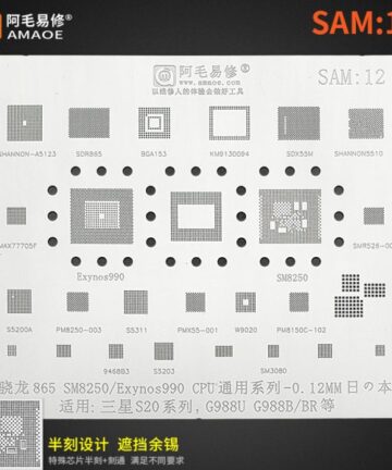 Amaoe Stencil Samsung SAM12