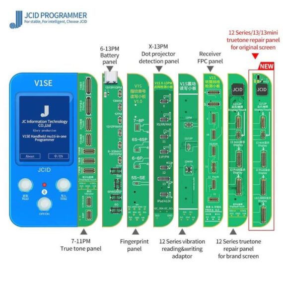 JCID V1SE Programmer With 8 Boards iphone 7-13 Pro Max New