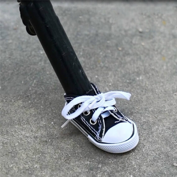 Mini Canvas Bike Stand Shoe Cover - Image 3