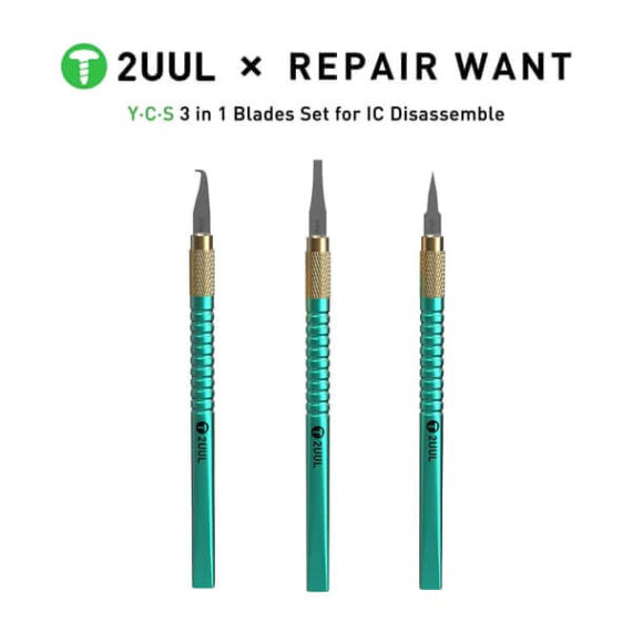 2UUL Repair Want DA12 YCS 3 in 1 Blades Set for IC Disassemble